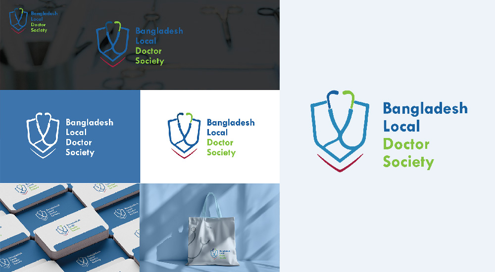 Bangladesh Local Doctor Society — Brand Identity preview showcase